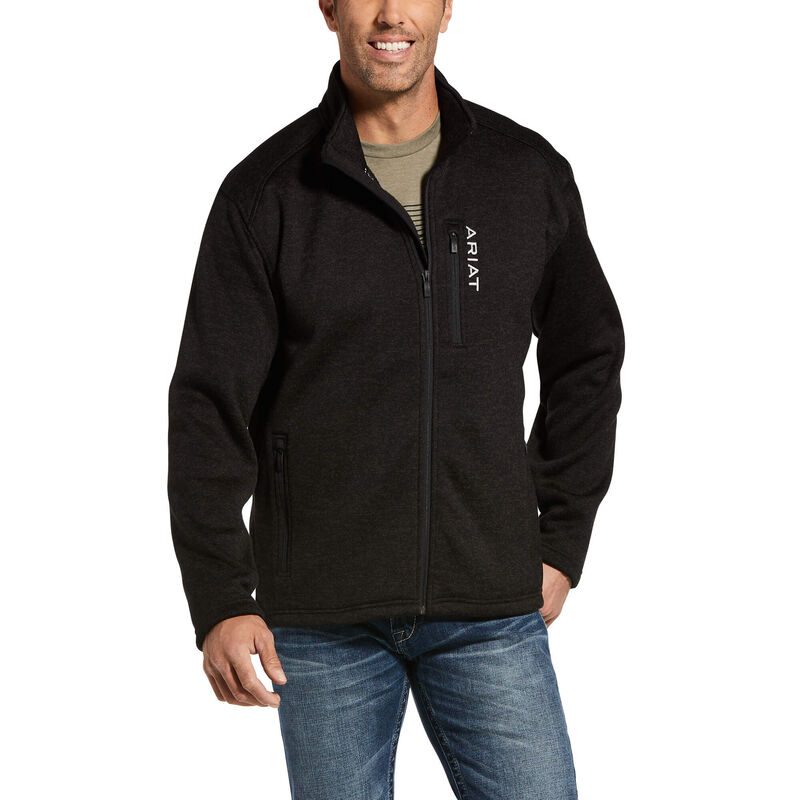 Kurtka Męskie Ariat Caldwell Full Zip Jasny Szare | PL-772098