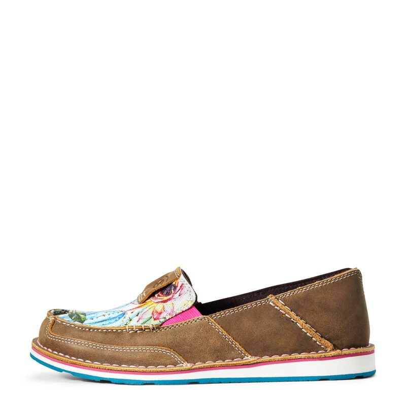 Loafersy Damskie Ariat Cruiser Brązowe Kolorowe | PL-532390