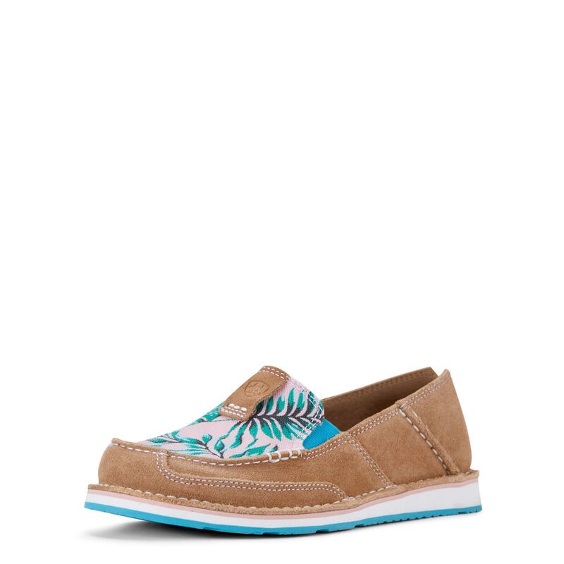 Loafersy Damskie Ariat Cruiser Brązowe Niebieskie | PL-817607