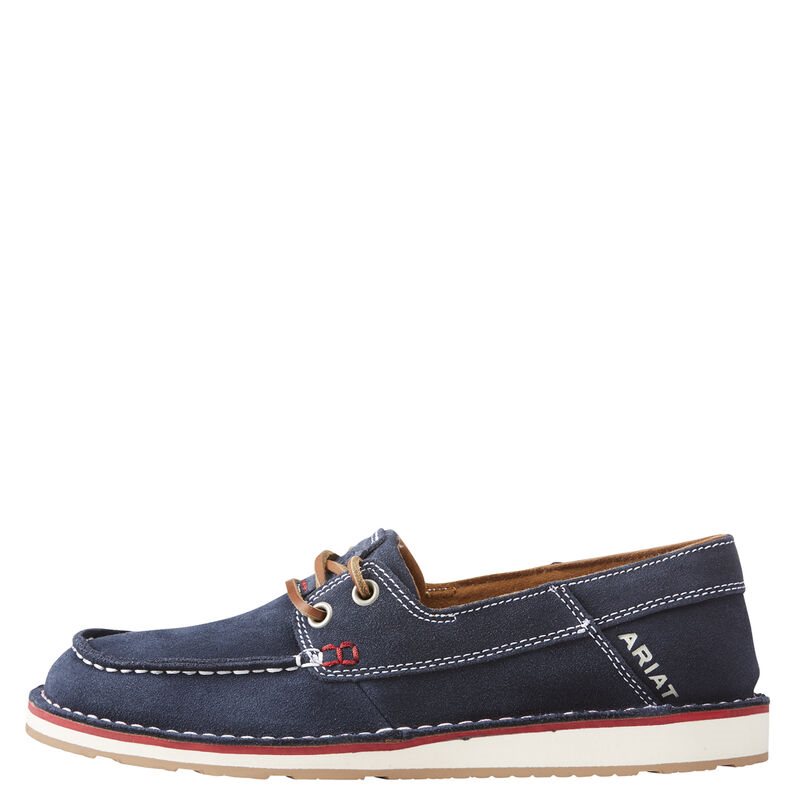 Loafersy Damskie Ariat Cruiser Castaway Granatowe | PL-811328