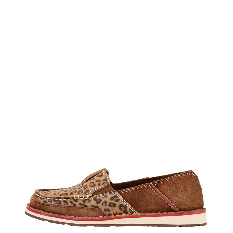 Loafersy Damskie Ariat Cruiser Ciemny Brązowe Panterka | PL-275145