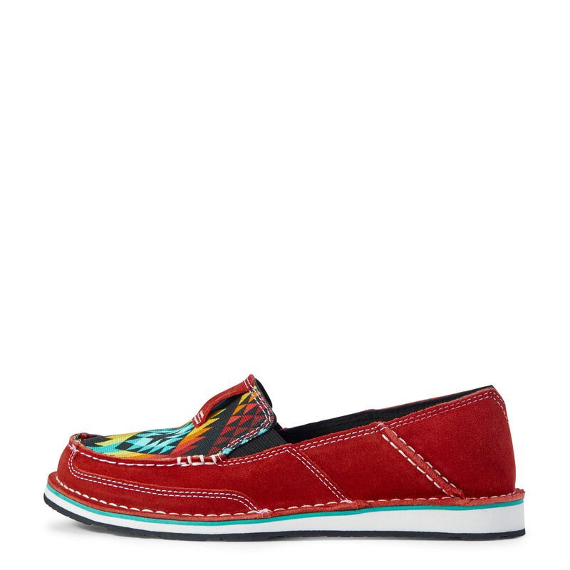 Loafersy Damskie Ariat Cruiser Czerwone | PL-422762