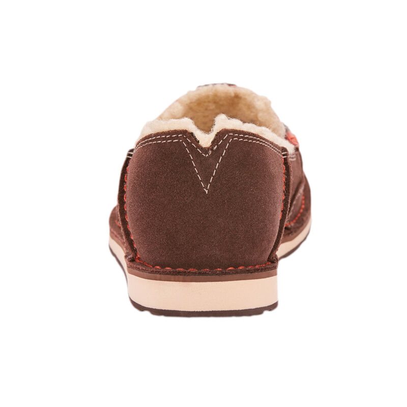 Loafersy Damskie Ariat Cruiser Fleece Czekolada Szare | PL-816485