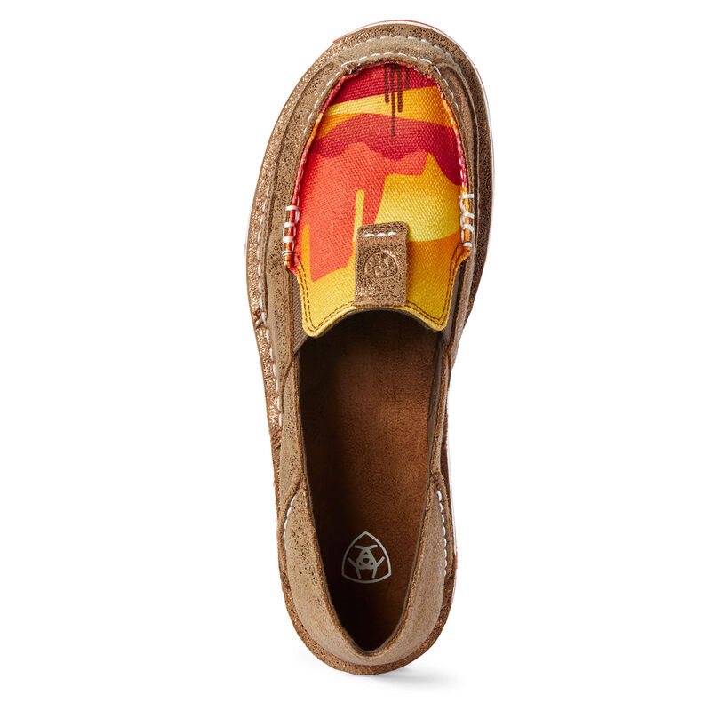 Loafersy Damskie Ariat Cruiser Miedź Metal Pomarańczowe | PL-094588