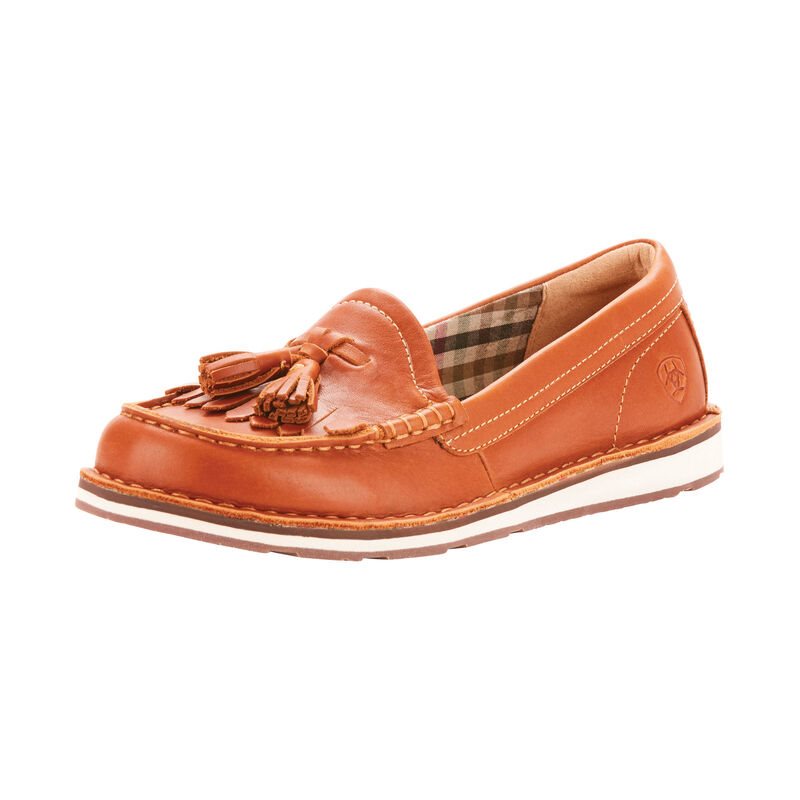 Loafersy Damskie Ariat Tassel Cruiser Pomarańczowe | PL-951943