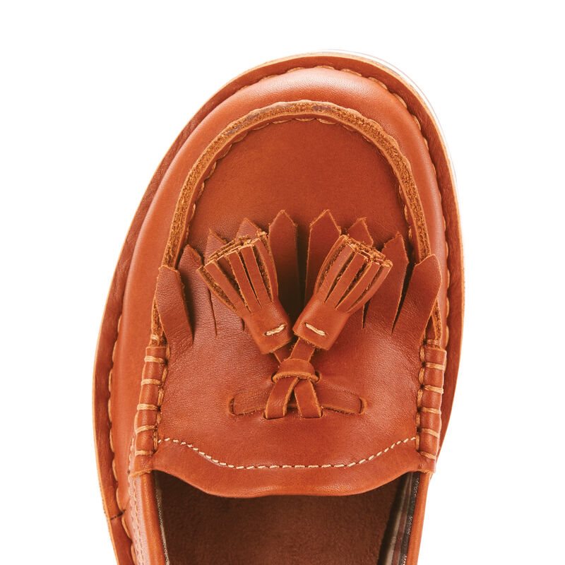 Loafersy Damskie Ariat Tassel Cruiser Pomarańczowe | PL-951943