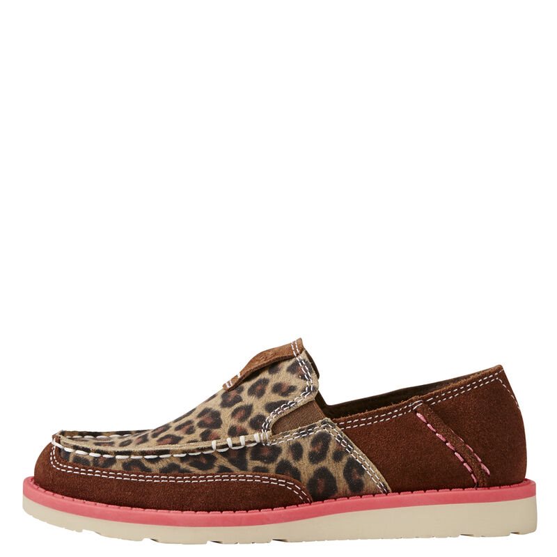 Loafersy Dziecięce Ariat Cruiser Miedź Panterka | PL-331417