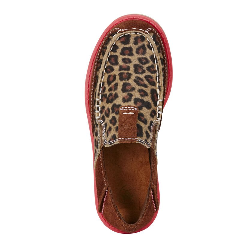 Loafersy Dziecięce Ariat Cruiser Miedź Panterka | PL-331417