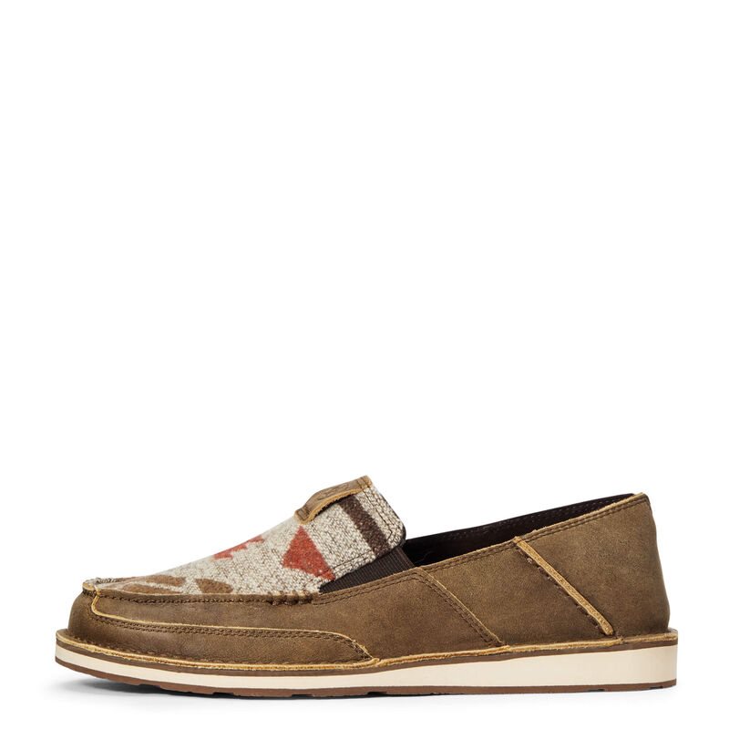 Loafersy Męskie Ariat Cruiser Brązowe Beżowe | PL-369501