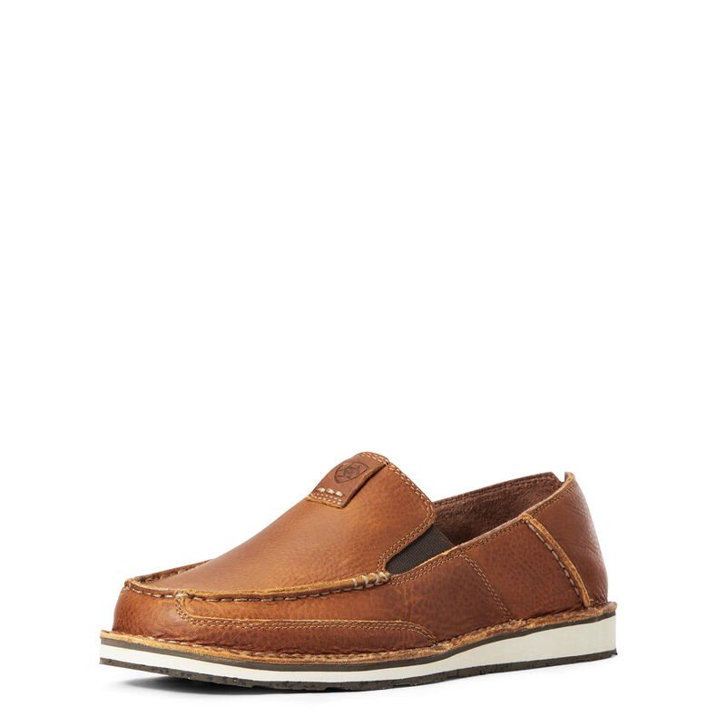 Loafersy Męskie Ariat Eco Cruiser Ciemny Szare | PL-098271