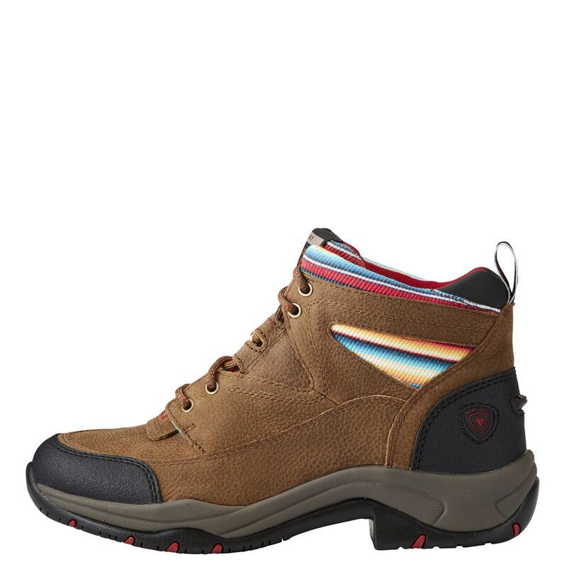 Buty Outdoorowe Damskie Ariat Terrain Boots Brązowe Czekolada | PL-446394