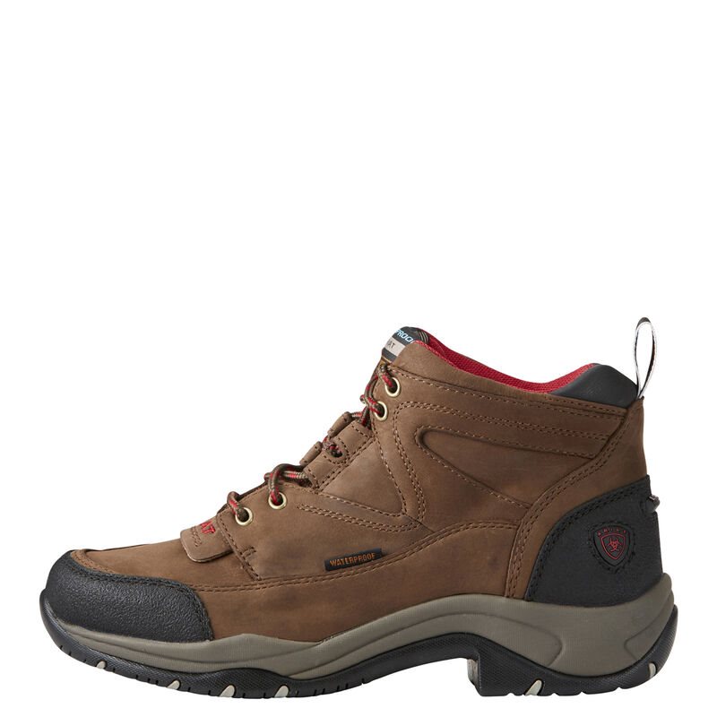 Buty Outdoorowe Damskie Ariat Terrain Nieprzemakalne Brązowe | PL-200996