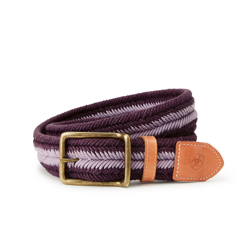 Paski Męskie Ariat Three Rail Woven Belts Fioletowe | PL-358614