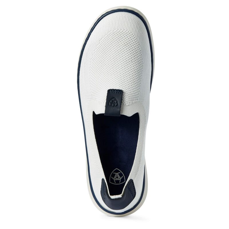 Slip On Damskie Ariat Knit Ryder Białe | PL-842502