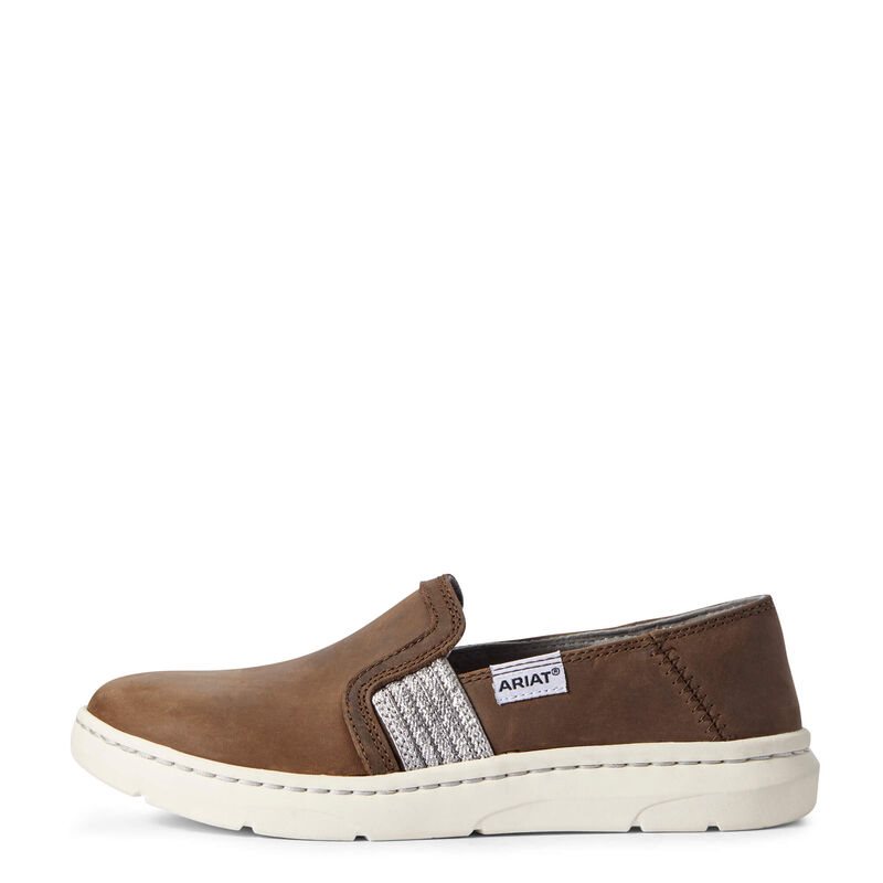 Slip On Damskie Ariat Ryder Ciemny Brązowe | PL-920871