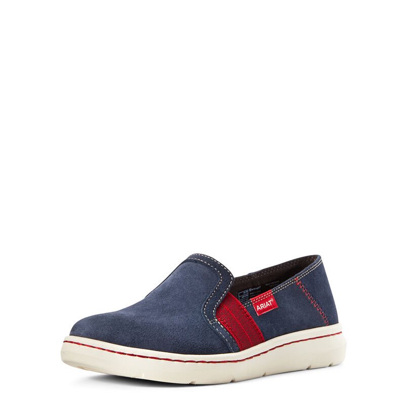 Slip On Damskie Ariat Ryder Granatowe | PL-322798