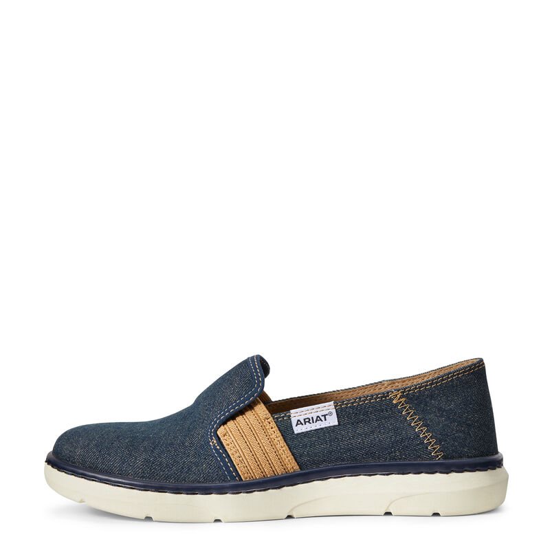 Slip On Damskie Ariat Ryder Niebieskie | PL-327703