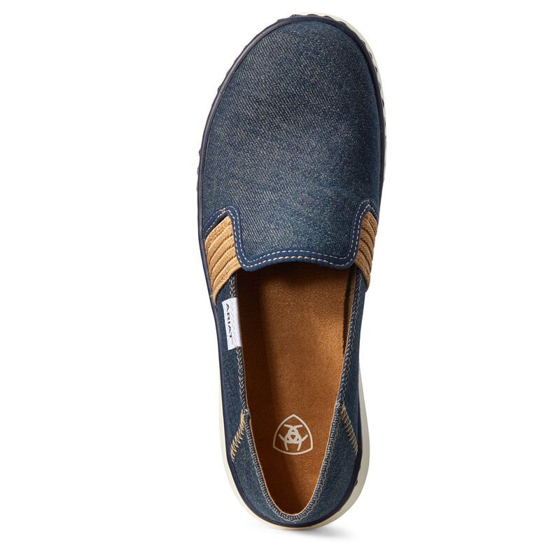 Slip On Damskie Ariat Ryder Niebieskie | PL-327703