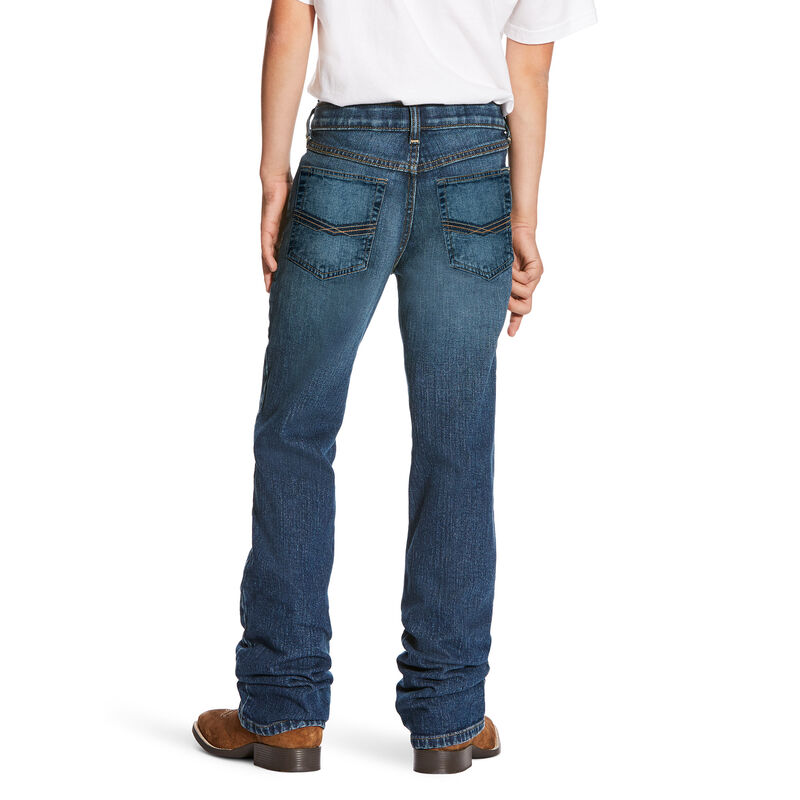 Spodnie Dziecięce Ariat B5 Slim Stretch Legacy Stackable Straight Leg Jean Niebieskie | PL-504568