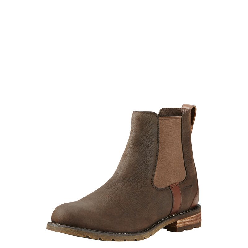 Trzewiki Damskie Ariat Wexford Nieprzemakalne Boots Kawa | PL-775512