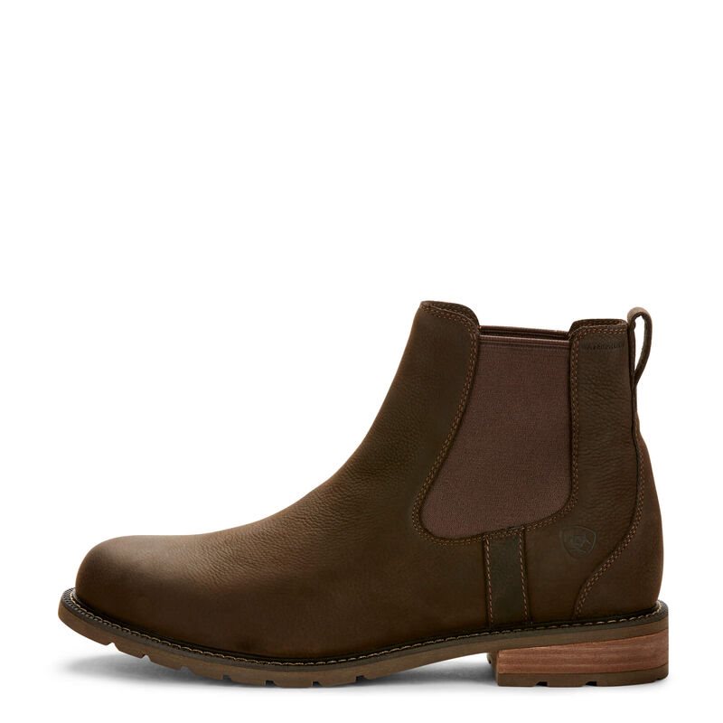 Trzewiki Męskie Ariat Wexford English Country Nieprzemakalne Boots Brązowe | PL-713593